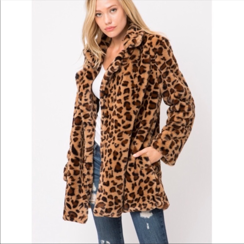 SMALL - Leopard Fur Jacket - Picture 4 of 7
